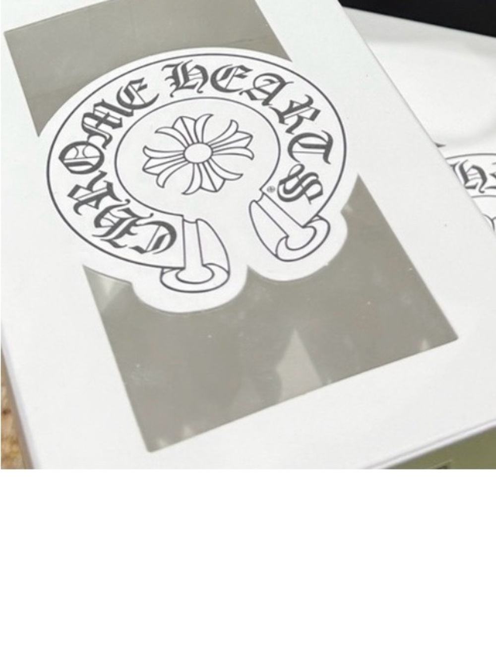 Chrome Hearts White and Black Logo Decorative Sticker 2 boxes